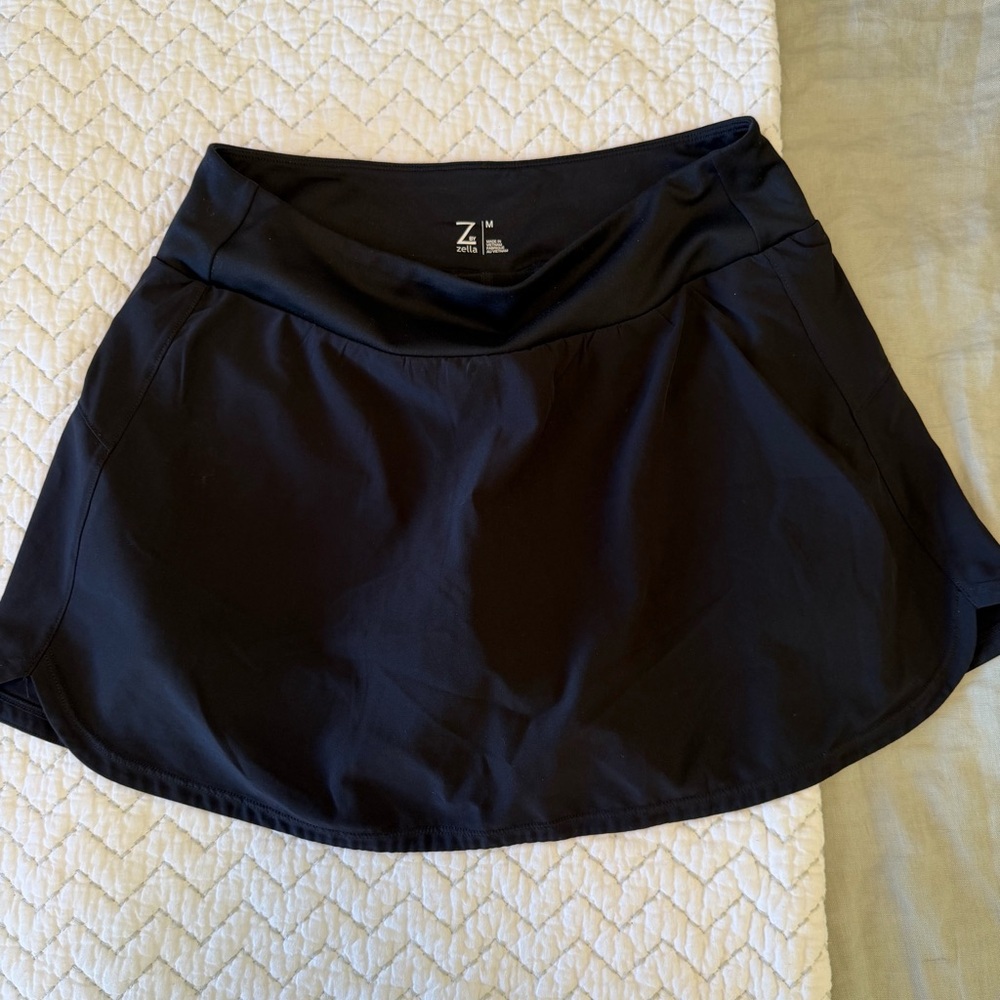 Zella Midnight Black Skort